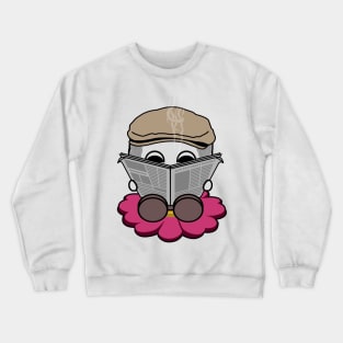 Grandpa Yo O'BOT Toy Robot (Newspaper) Crewneck Sweatshirt